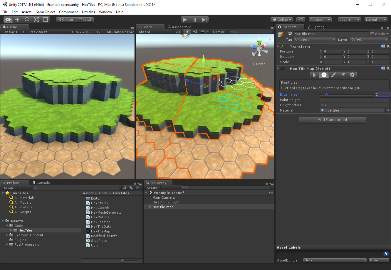 Unity Hex Tile Editor